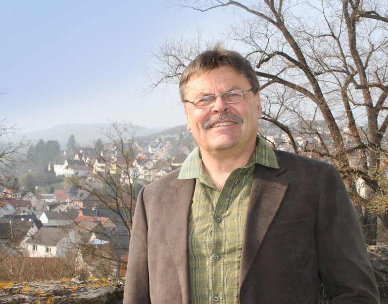 9. Mai 2019 Bürgermeisterkandidat Oliver Menz in Werdorf