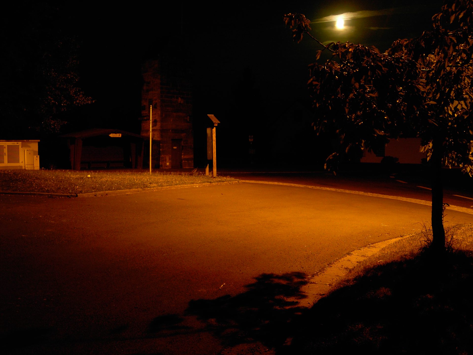 Fränkisches Dorf bei Nacht